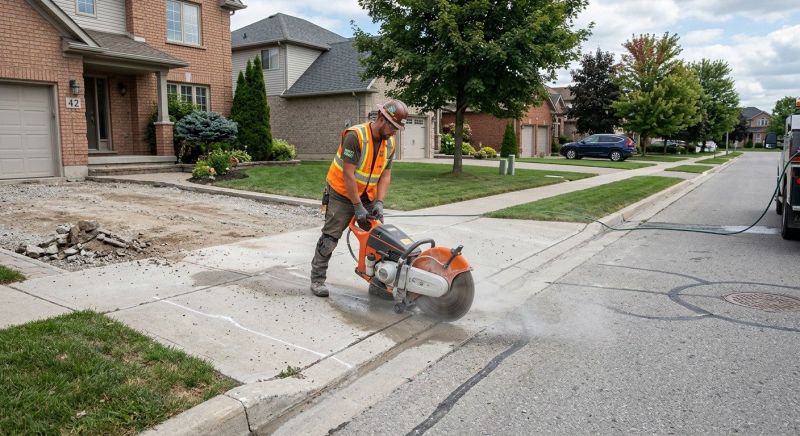Concrete Curb Sawing in Corpus Christi, TX