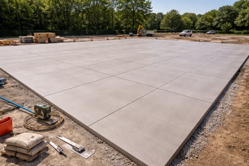 Commercial Slab Installation in Williamsburg, VA