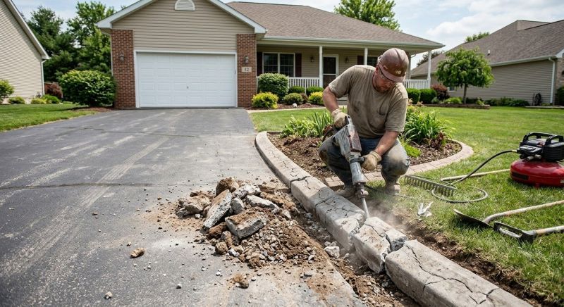 Concrete Curb Removal in Corpus Christi, TX