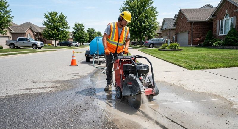 Concrete Curb Sawing in Corpus Christi, TX