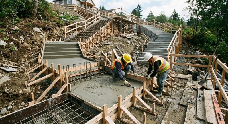 Concrete Stairway Installation in Salt Lake City, UT