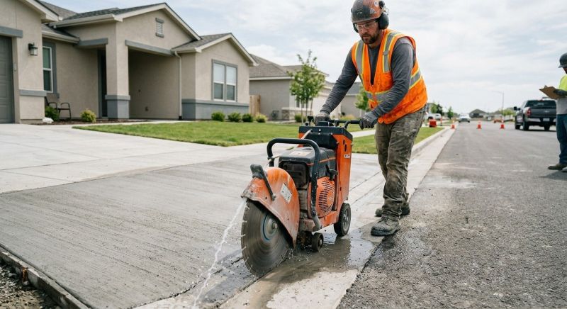 Driveway Apron Cutting in Corpus Christi, TX