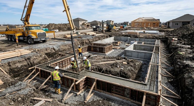 Foundation Construction in Fort Worth, TX