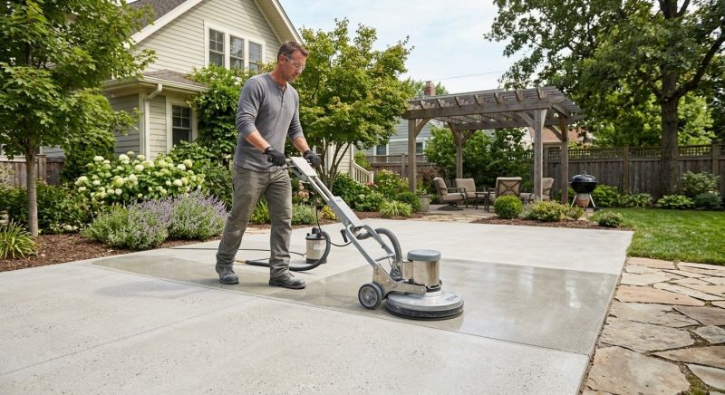 Patio Concrete Polishing in Louisville, KY