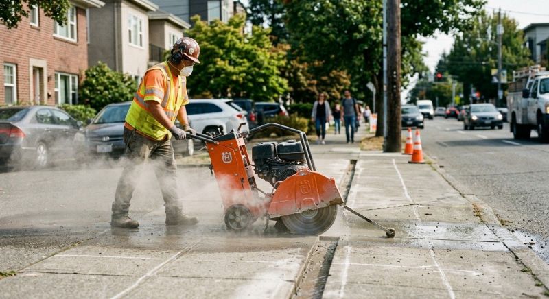 Sidewalk Sawing in Corpus Christi, TX